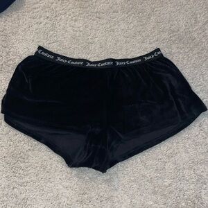 Juicy couture bling velour shorts